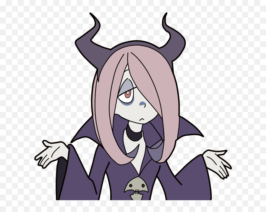 Download Witch Academia Sucy Shrug - Photography Png Image Sucy Png Emoji,Witch On Broom Emoji
