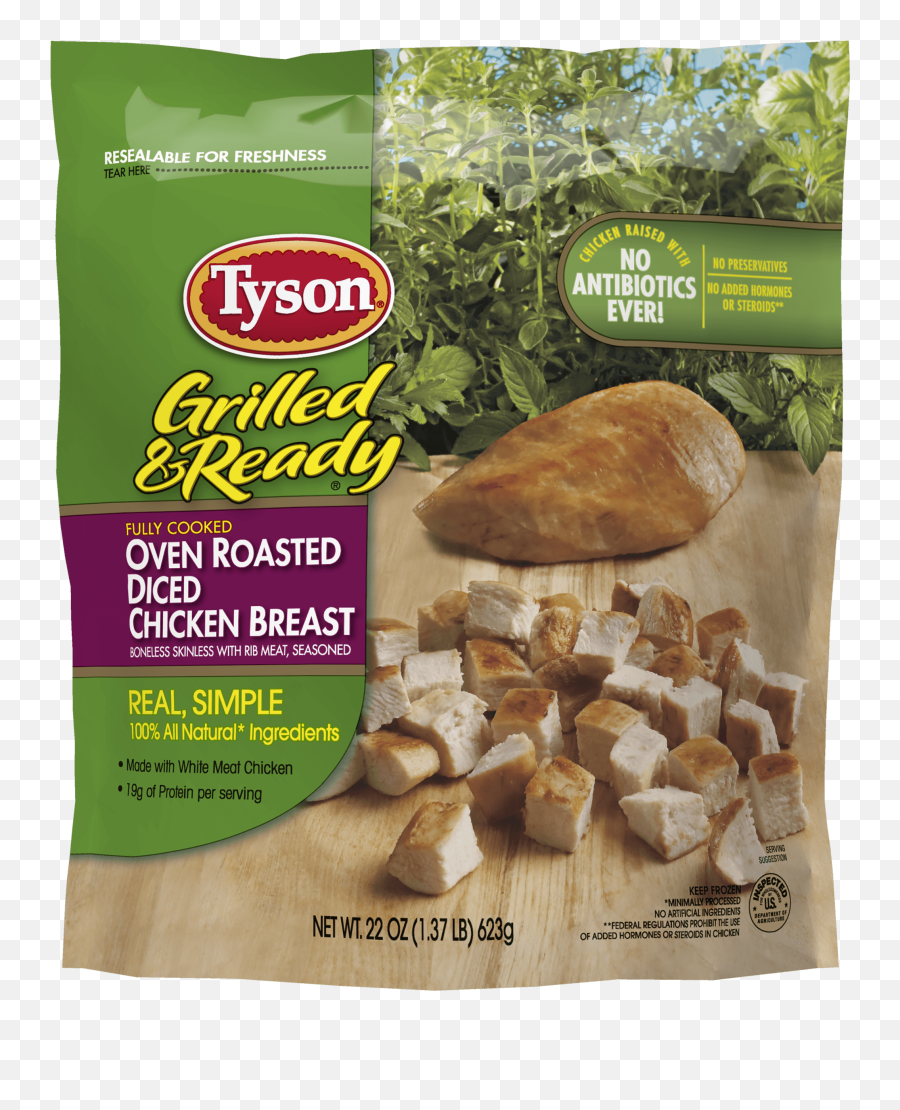 Walmart Grocery - Tyson Diced Chicken Breast Emoji,Garlic Bread Emoji