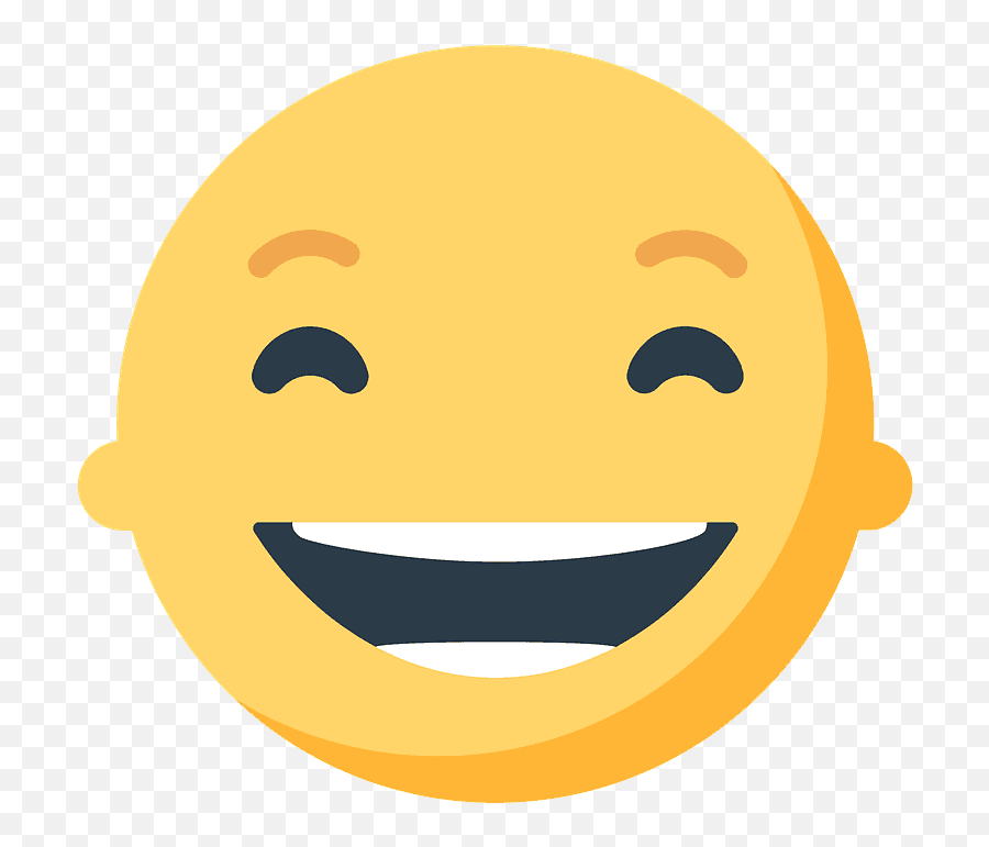 Beaming Face With Smiling Eyes Emoji - Emoji,Sweating Laughing Emoji