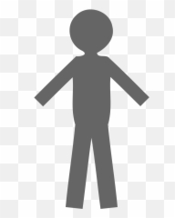 Stickman Free Icon Download Png Logo - T Pose Guy Emoji