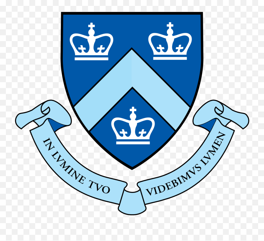 Columbia University Shield - Columbia University Crest Emoji,Crown Emoji