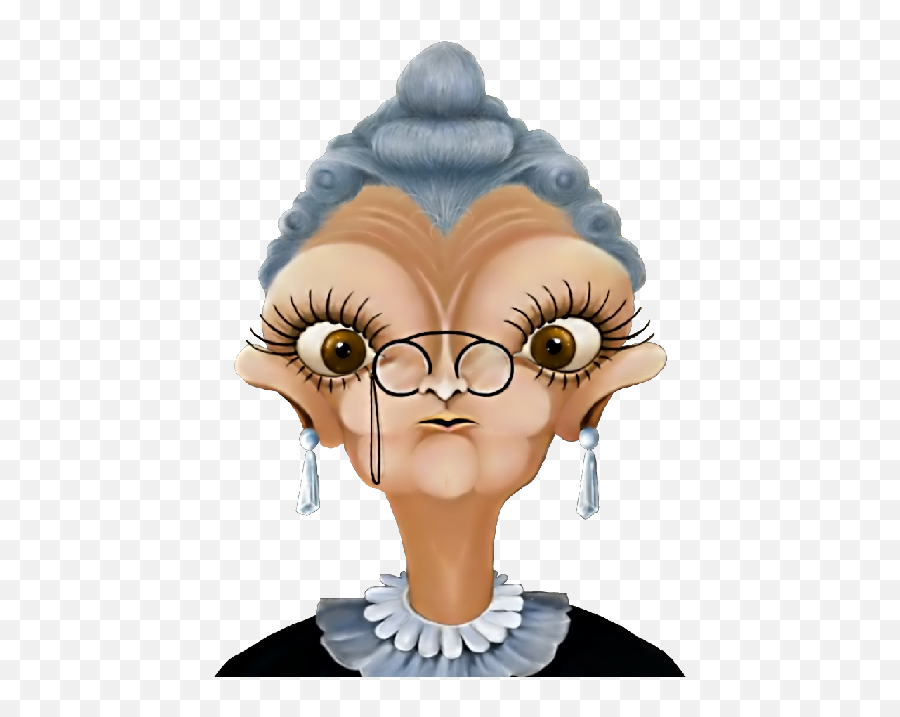 Popular And Trending Oldwoman Stickers Picsart - For Adult Emoji,Grandma Emoji