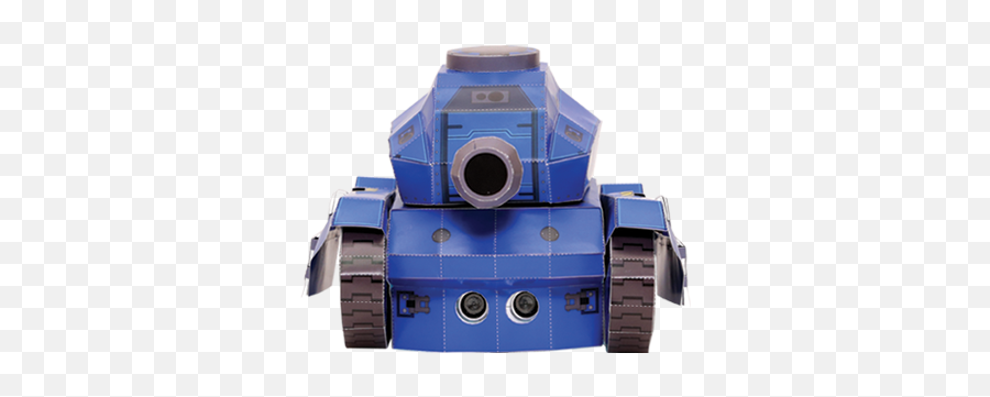 Kamibot - Tank Papercraft Blue Emoji,Army Tank Emoji