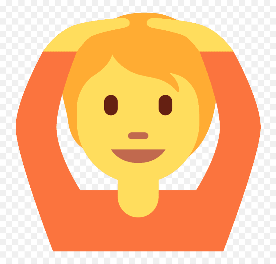 Person Gesturing Ok Emoji Clipart Free Download Transparent - Hands On Head Emoji,This Is Fine Emoji
