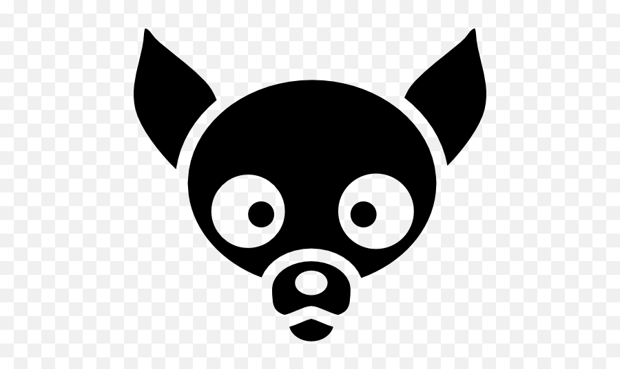 Chihuahua Dog Face Icons - Dogs Copyright Free Graphic Emoji,Chihuahua Emoji