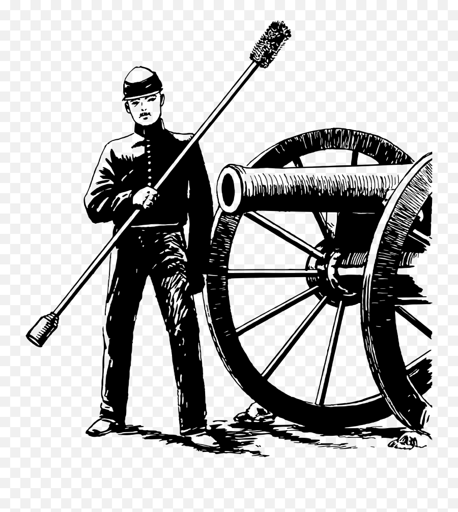 Cannon Artillery Gunner Vector Clipart - Cannon Gunner Emoji,Gun And Star Emoji