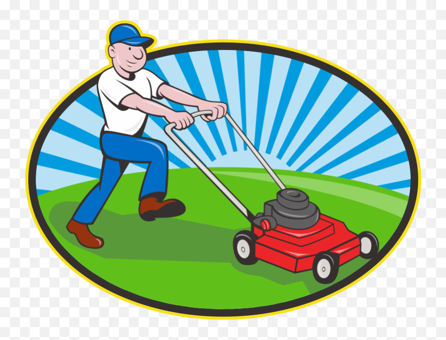Lawn Mowers Clip Art Vector Graphics - Lawn Cutting Services Emoji,Lawnmower Emoji