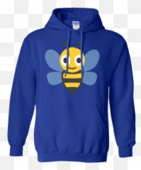 Happy Bumble Bee Emoji Hoodie,Honey Bee Emoji