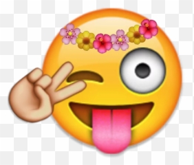Emoji - Winky Face Transparent