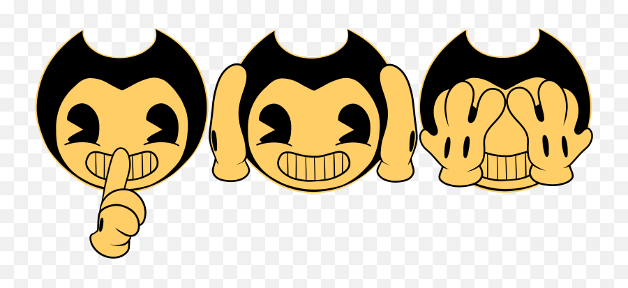 Speak No Evil Hear No Evil See No Evil - Mind Your Funky Business Emoji,See No Evil Emoji