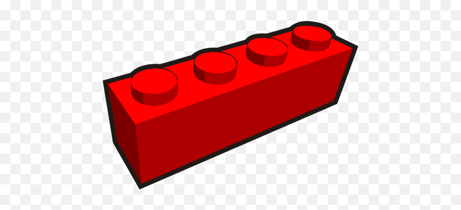 Mattone Rosso Vettoriale 1 X 4 Capretto Disegno - Block Lego Png Clipart Emoji,Red X Emoji
