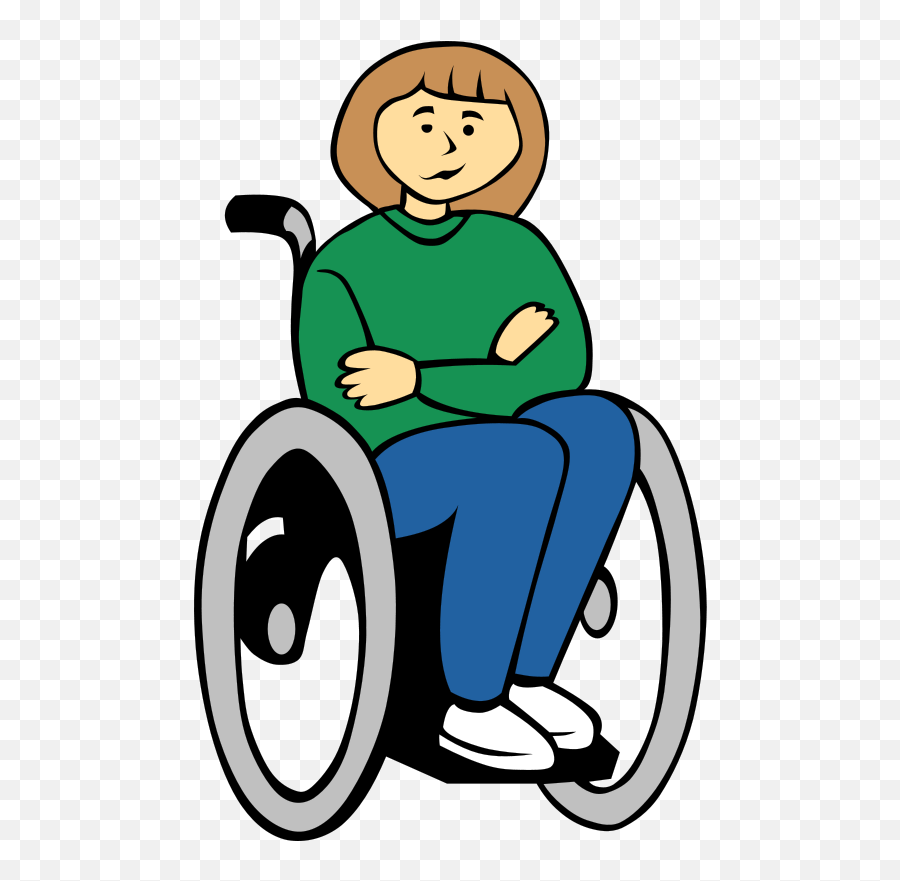 Handicapped Transparent Png Clipart - Girl In Wheelchair Clipart Emoji,Handicapped Emoji