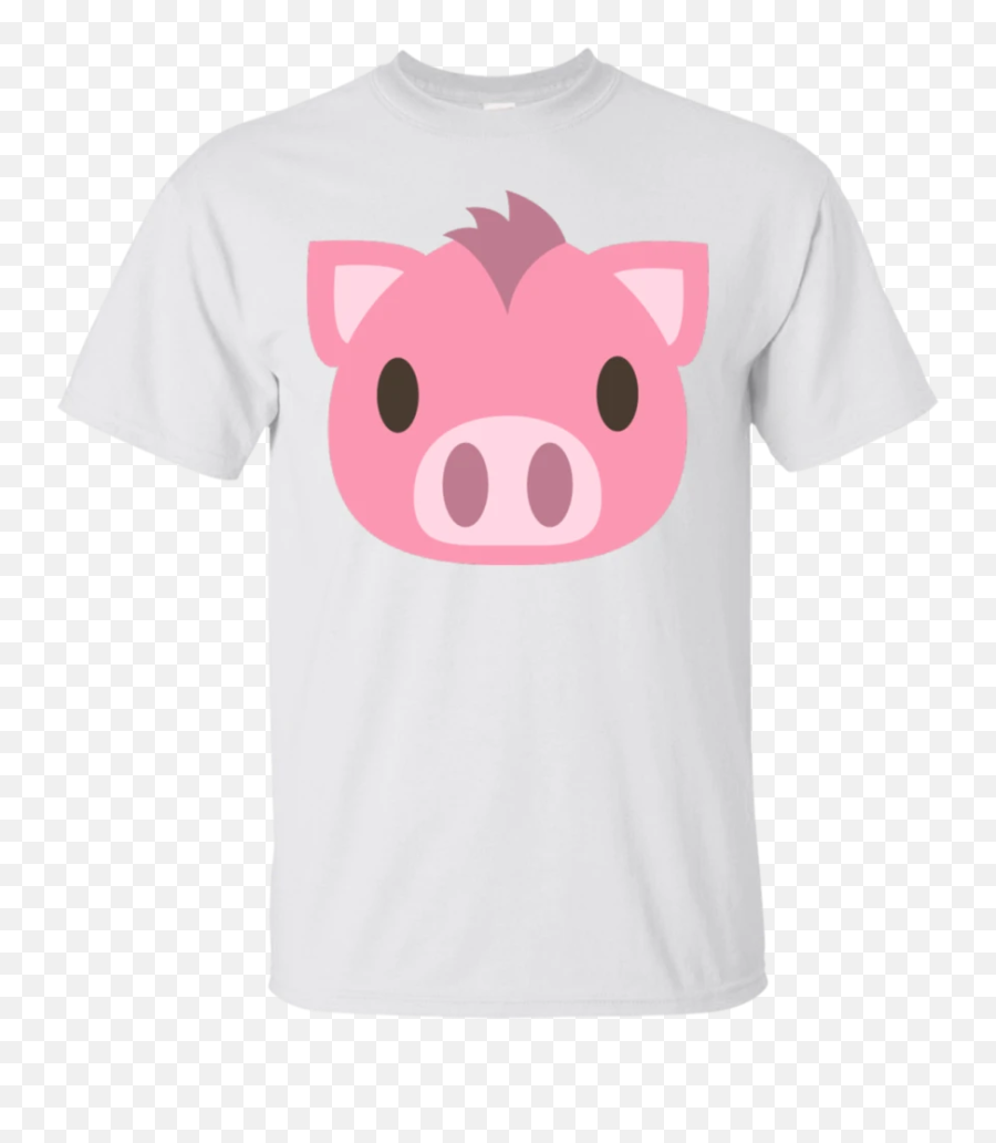 Pig Face Emoji T - Boar,Leaf Pig Emoji