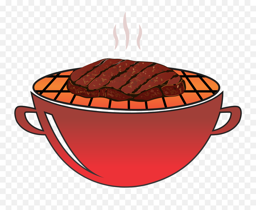 Grilling Clipart Beef Bbq Grilling - Clip Art Grill Cartoon Emoji,Barbecue Emoji