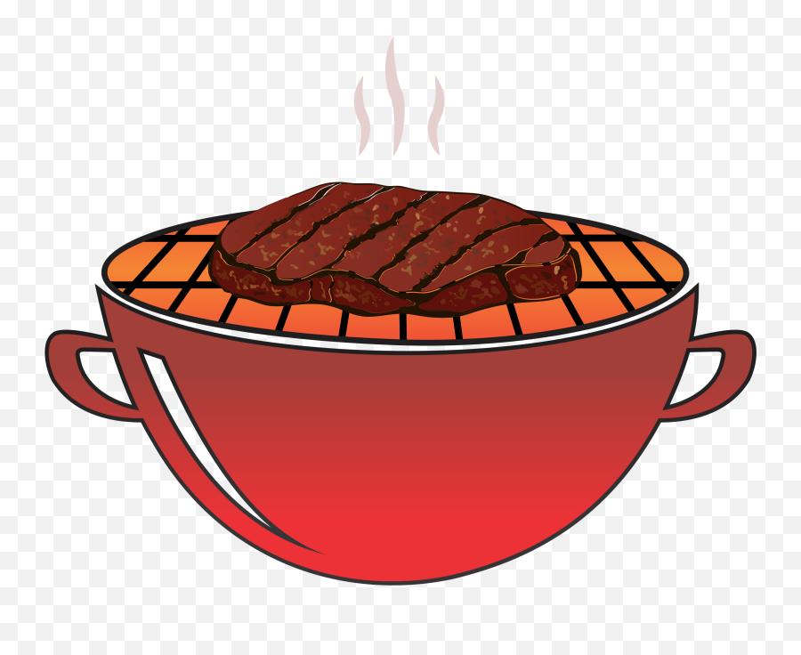 Grilling Clipart Beef Bbq Grilling - Clip Art Grill Cartoon Emoji ...