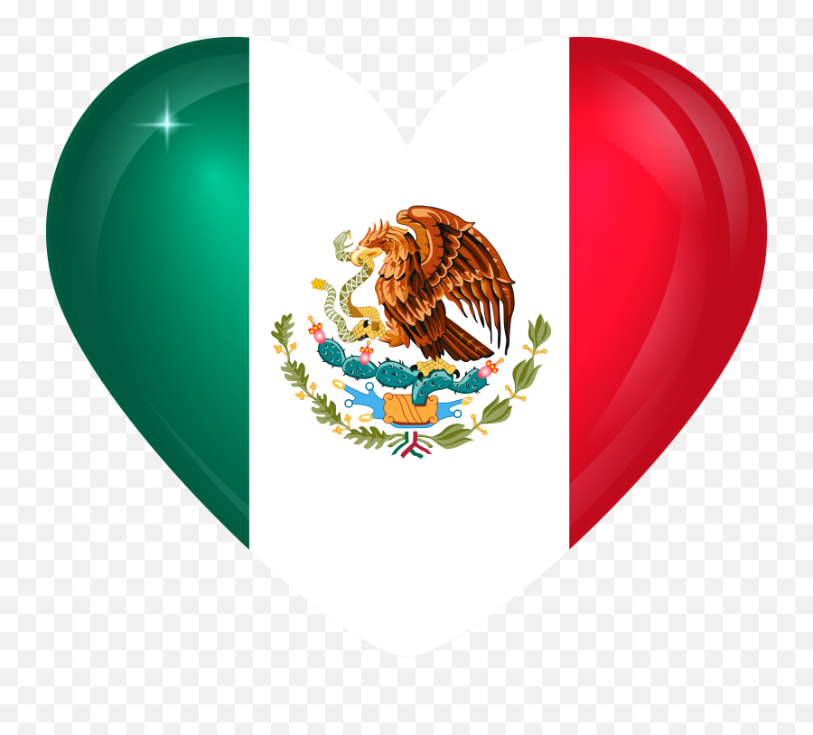 Mexico Transparent Png Clipart Free - Mexico Flag Heart Clipart Emoji,Mexican Flag Emoji Png