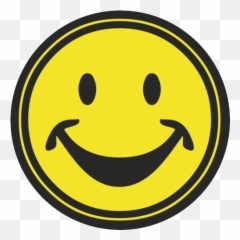 Funny Yellow Smiley For Happy People - No Sad Face Symbol Emoji