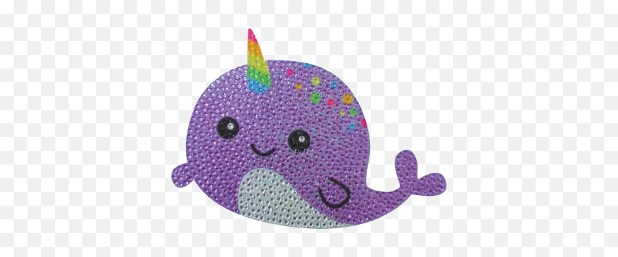 Fun Stickers - Iscream Rhinestone Decals Emoji,Narwhal Emoji