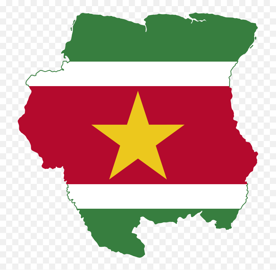 Flag - Map And Flag Of Suriname Emoji,Suriname Flag Emoji