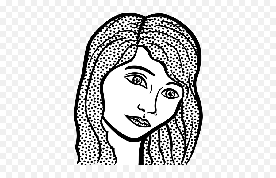 Vector Graphics Of Sad Womans Face - Üzgün Kadn Karikatür Resmi Emoji,Old School Emoticons