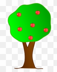 Free Fruit Tree Vectors - Apples On Clipart Emoji