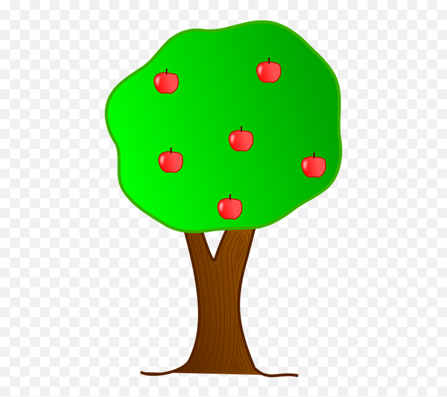 Free Fruit Tree Fruit Vectors - Apples On A Tree Clipart Emoji,Mango Emoticon