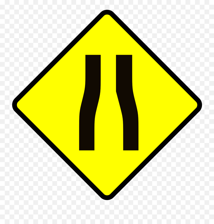 Street Narrows Signs Traffic Road - Arrow Pointing Up And Down Traffic Sign Emoji,Las Vegas Sign Emoji