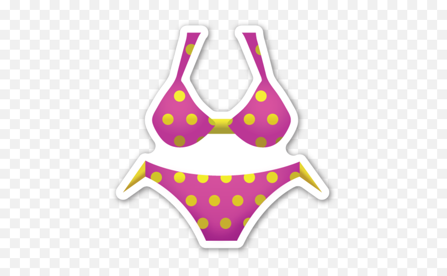 Bikini - Transparent Background Bikini Emoji,Mimosa Emoji