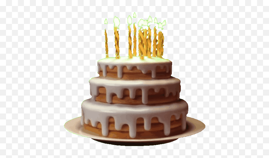 Bday Cake - Transparent Background Birthday Cake Animated Gif Emoji,Cake Emoji Transparent