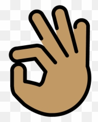 OK hand emoji clipart Free download transparent PNG - Emoji De Perfecto