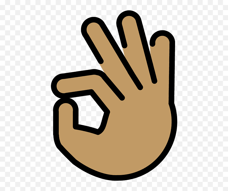 Ok Hand Emoji Clipart Free Download Transparent Png - Emoji De Perfecto,Android Hand Emoji