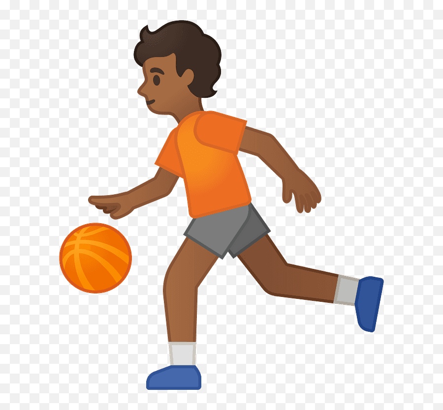 Person Bouncing Ball Emoji Clipart - Bouncing The Ball Clipart,Ball Emoji