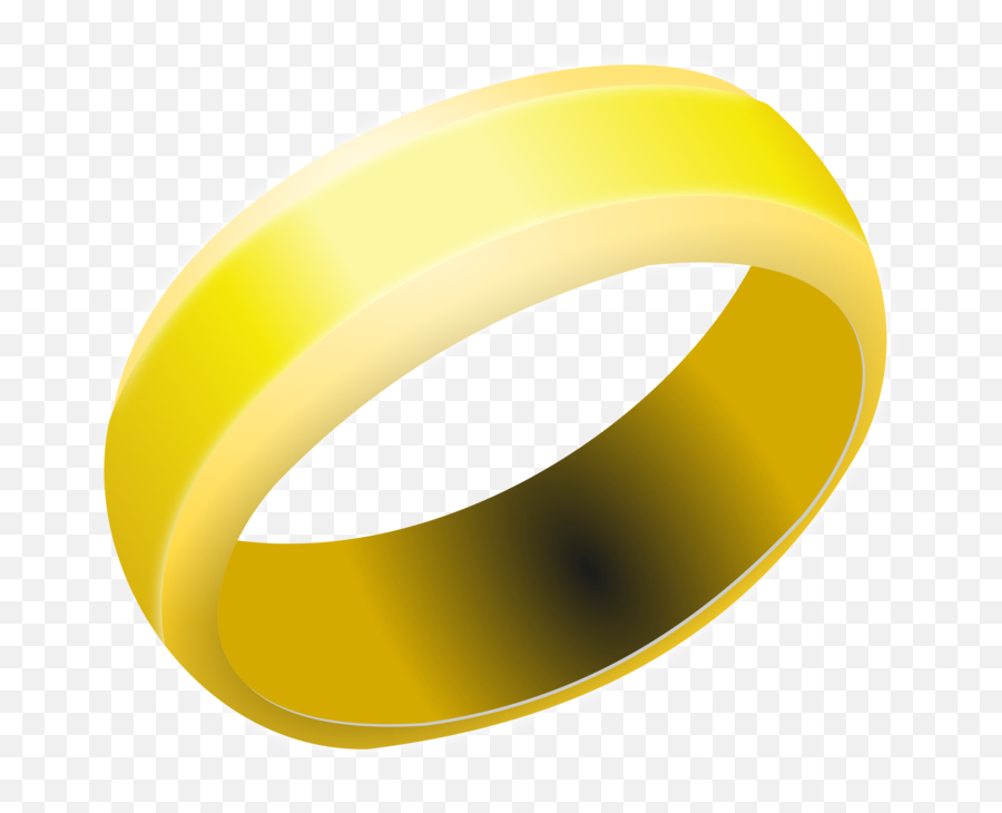 Download Wedding Ring Colored Gold Jewellery - Golden Ring Gold Band Clip Art Emoji,Diamond Ring Emoji