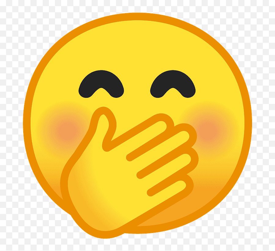 Face With Hand Over Mouth Emoji Clipart - Face With Hand Over Mouth Emoji,Whoops Emoji