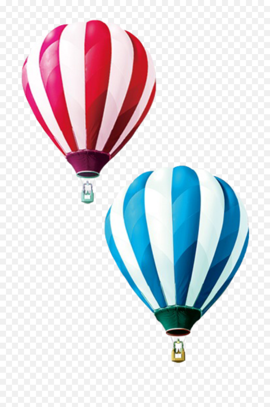 Air Balloons Stickers - Hot Balloons Png Emoji,Hot Air Balloon Emoji
