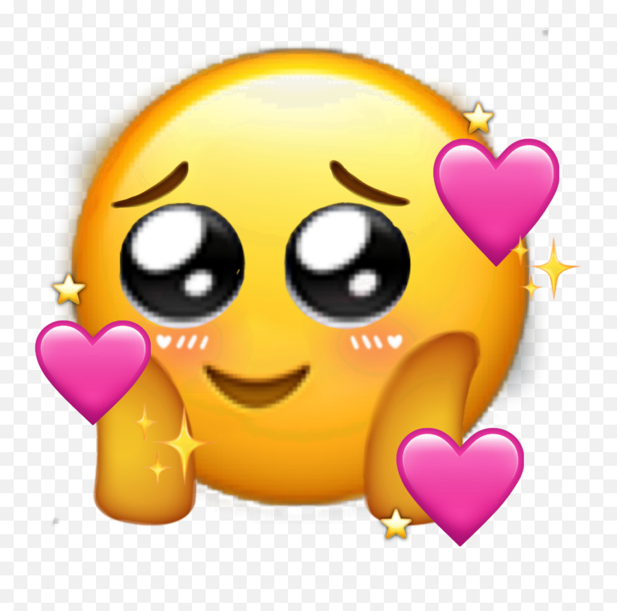 Emoji Love Lovey Dovey Sticker By Tsubaki - Happy,Love Emoji Memes