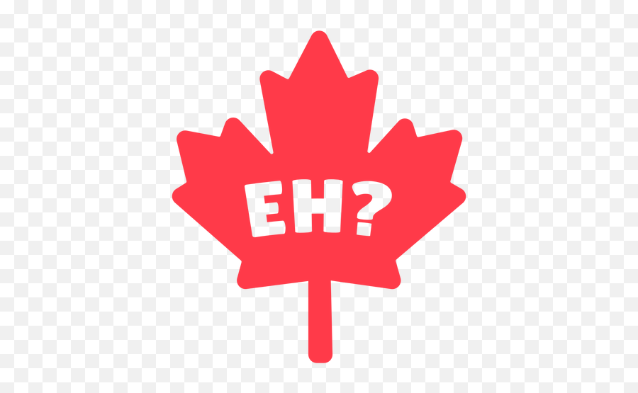 Eh In Maple Leaf Flat - Transparent Png U0026 Svg Vector File Canada Rainbow Flag Emoji,Leaf Emoji Transparent