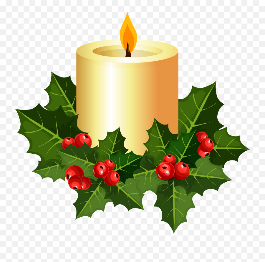 Christmas Candle Transparent Png Clip Emoji,Candle Emoticon