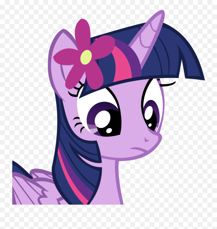 Download Twilight Sparkle Vector - Twilight Sparkle With My Little Pony Twilight Sparkle Png Emoji,Flower Emoji Vector
