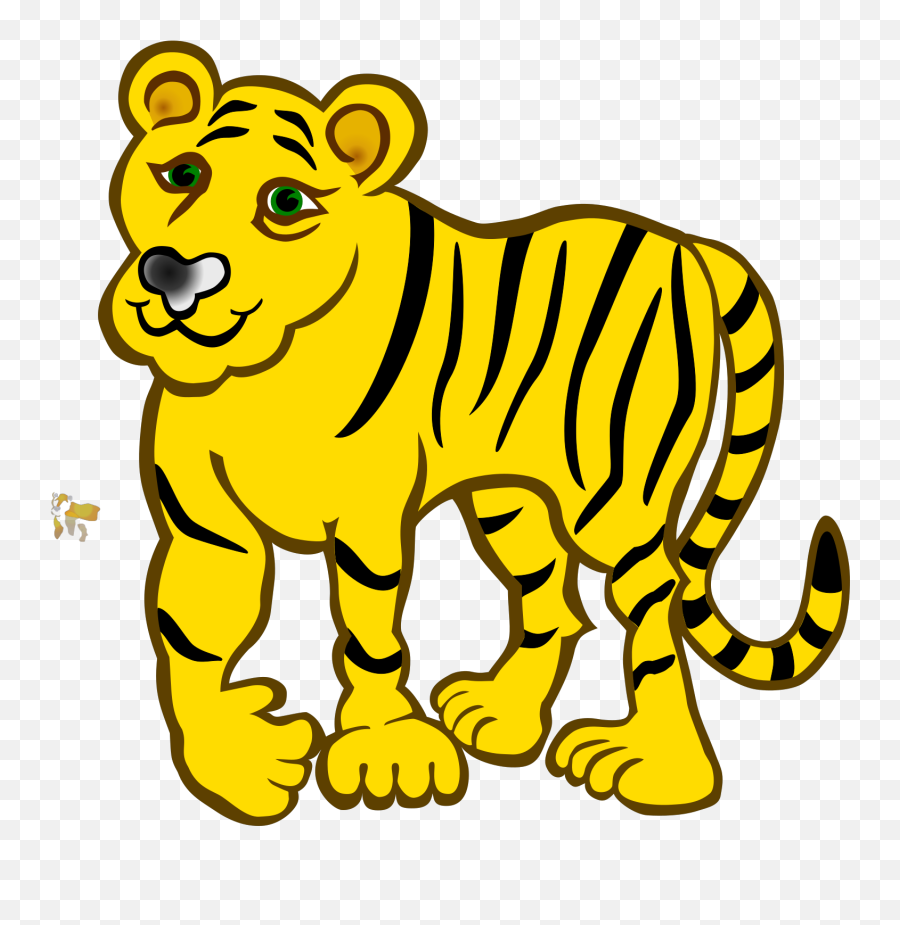 Tiger Png Svg Clip Art For Web - Animals Cartoon Black White Emoji,Tiger Flag Emoji