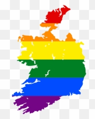 Lgbt Flag Map Of Ireland - Map Of Ireland Emoji,Lgbt Flag Emoji