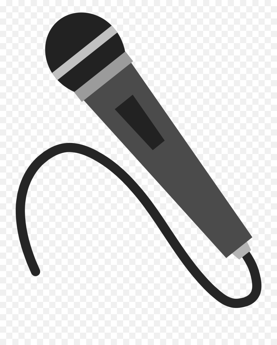 Microphone Clipart Transparent - Microphone Clipart Emoji,Mic Emoji Png