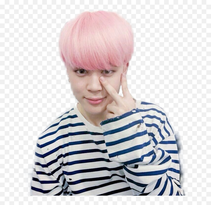 Park Jimin Png - Park Jimin Cute Jimin Emoji,Pink Hair Emoji