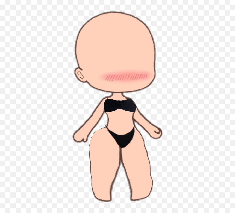 Gachalife Bikini Thicc - Cartoon Emoji,Thicc Emoji