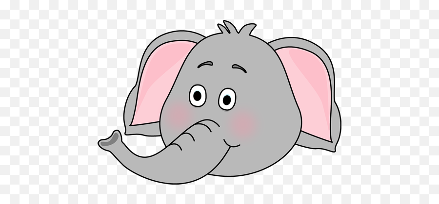 Elephant Clipart Png - Clip Art Elephant Face Emoji,Pervy Face Emoji