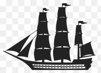 Massive Pirate Ship Stamp - On Emoji