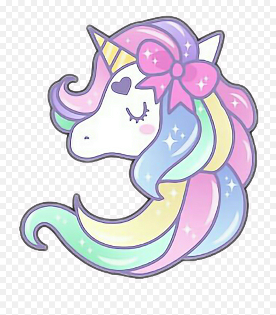 Clipart Unicorn Png Images - Cute Unicorn Transparent Background Emoji,Bizcochos De Emoji