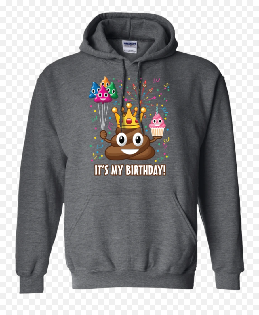 Its My Birthday Poop Emoji Ls Shirt - Denver Broncos Skull Sweater,Emoji Sweater