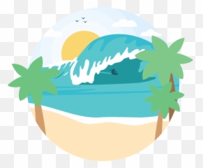 Hang Loose Designs Themes Templates And Downloadable - Surfing Palm Tree Clipart Transparent Emoji,Shaka Emoji