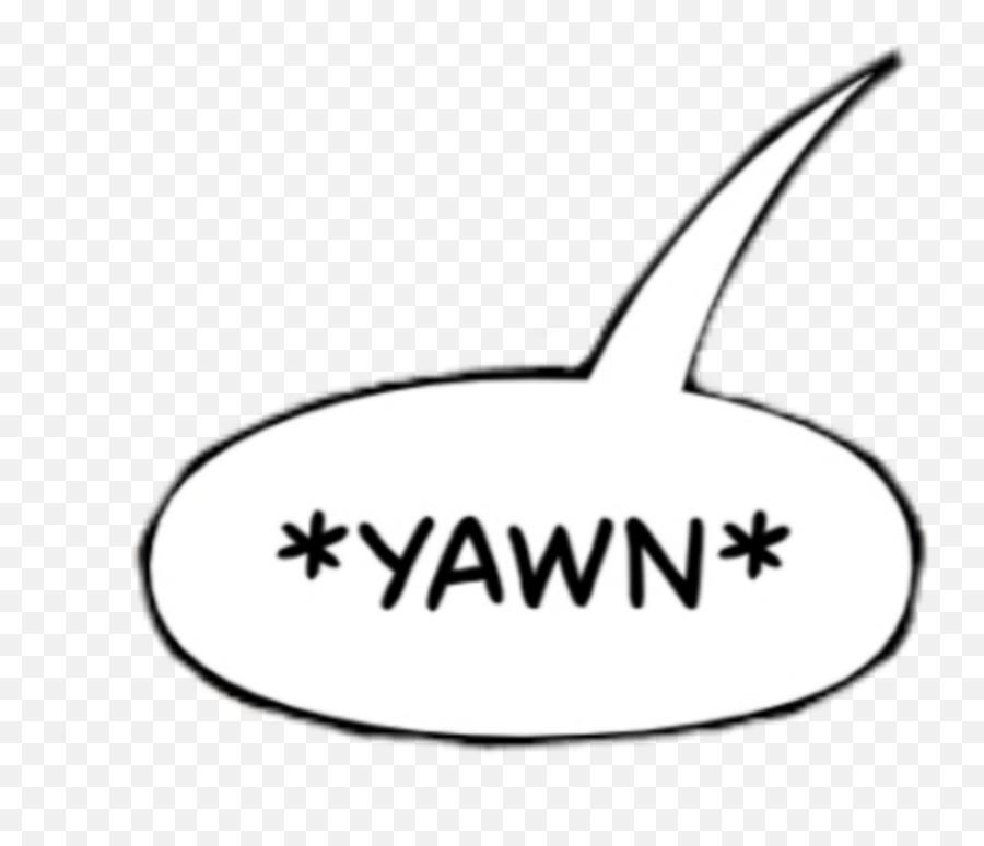 Popular And Trending Yawn Stickers Picsart - Aesthetic Bitmoji Logo Black And White Emoji,Yawn Emoji